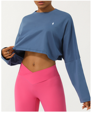 BreezyEase Cropped Longsleeve