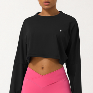 BreezyEase Cropped Longsleeve