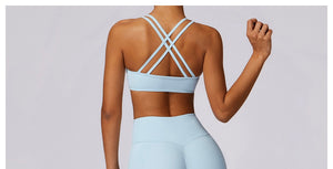 SculptedSilhouette Bra & Flare Leggings Set