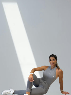 Slate Elegance Jumpsuit