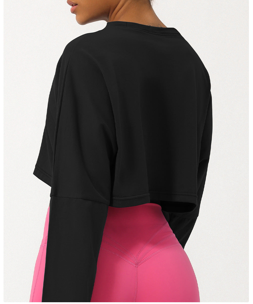 BreezyEase Cropped Longsleeve