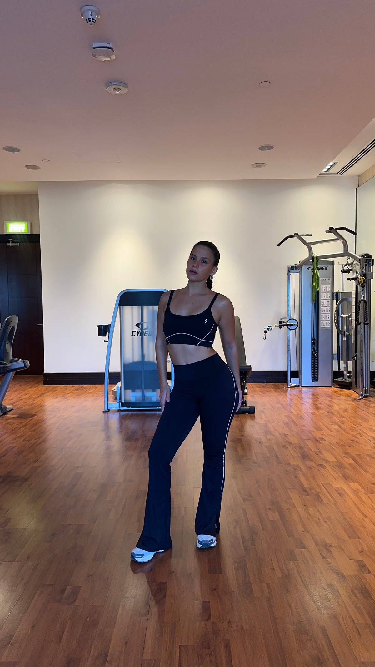 Zesty Edge Collection Flare Leggings