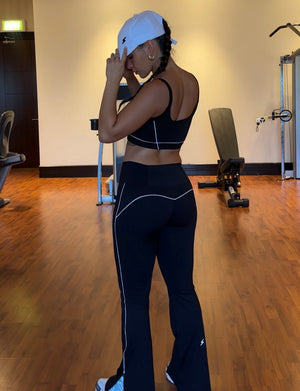 Zesty Edge Flare Leggings