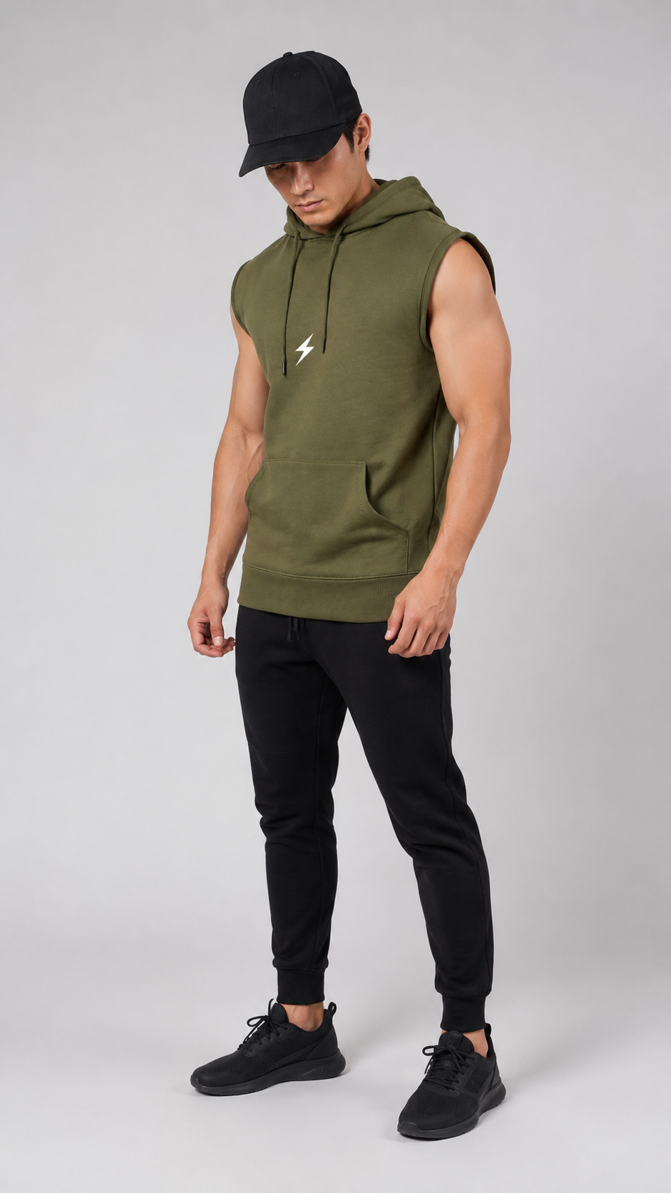 Cotton Hoodie Vest