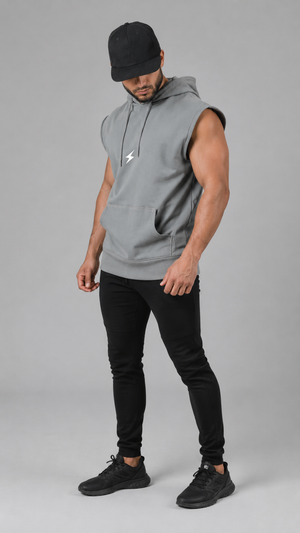 Cotton Hoodie Vest