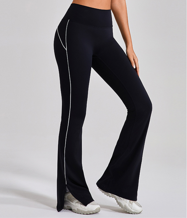 Zesty Edge Collection Flare Leggings