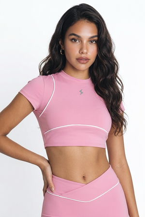 Zesty Trim Crop Top
