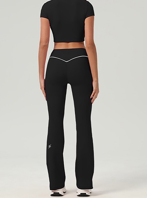 Zesty Trim Flare Leggings