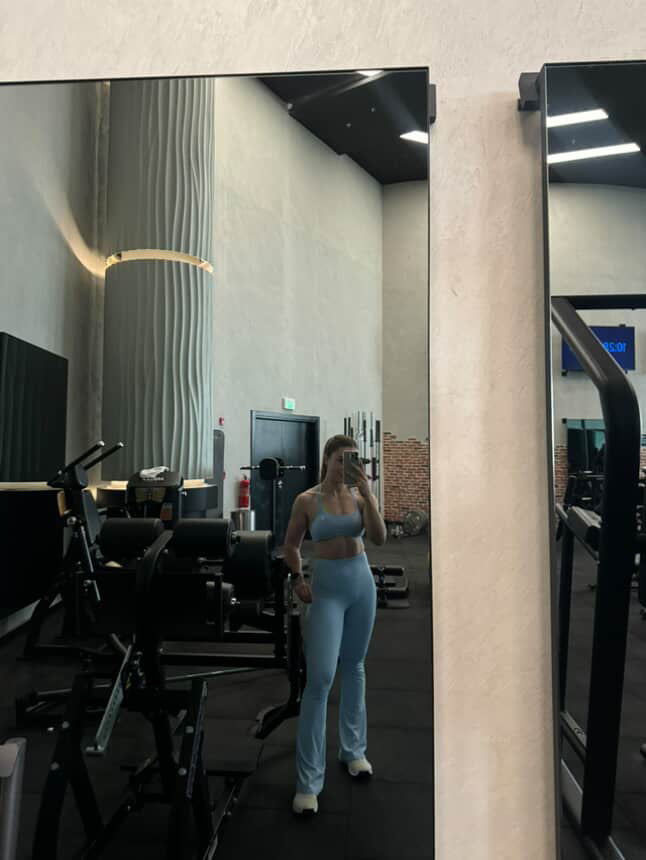 SculptedSilhouette Bra & Flare Leggings Set