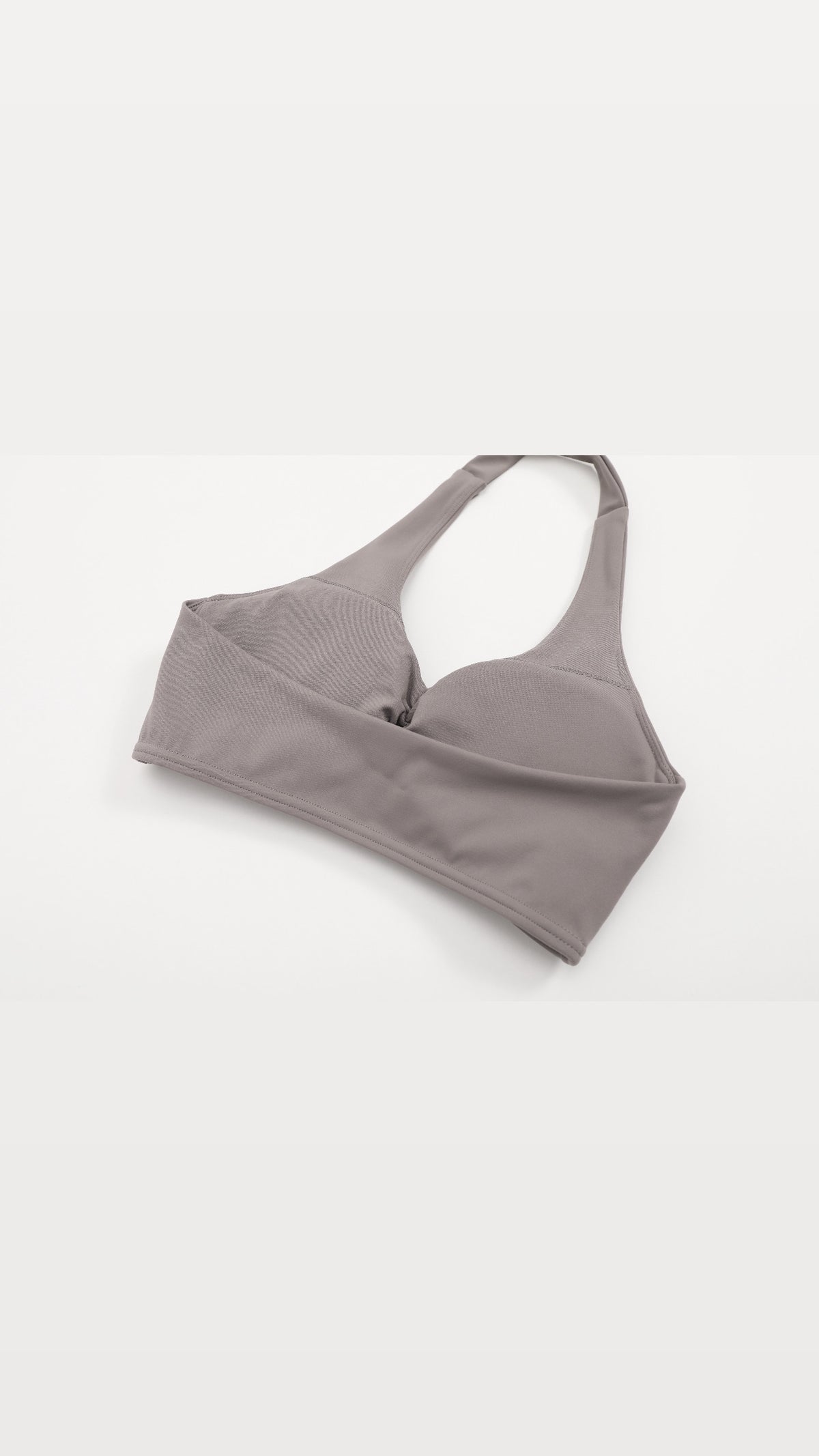 Plunge Neck Backless Sports Bra